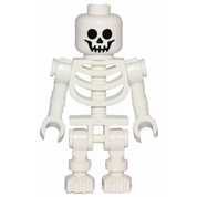 LEGO 樂高 白色 人偶 骷顱頭 骷顱 骷顱人 骨頭 海盜 gen047 70425