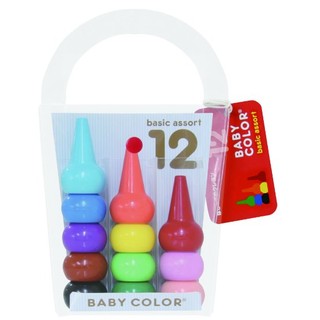 日本熱銷 Baby Color 兒童安全蠟筆(12色) Baby Color