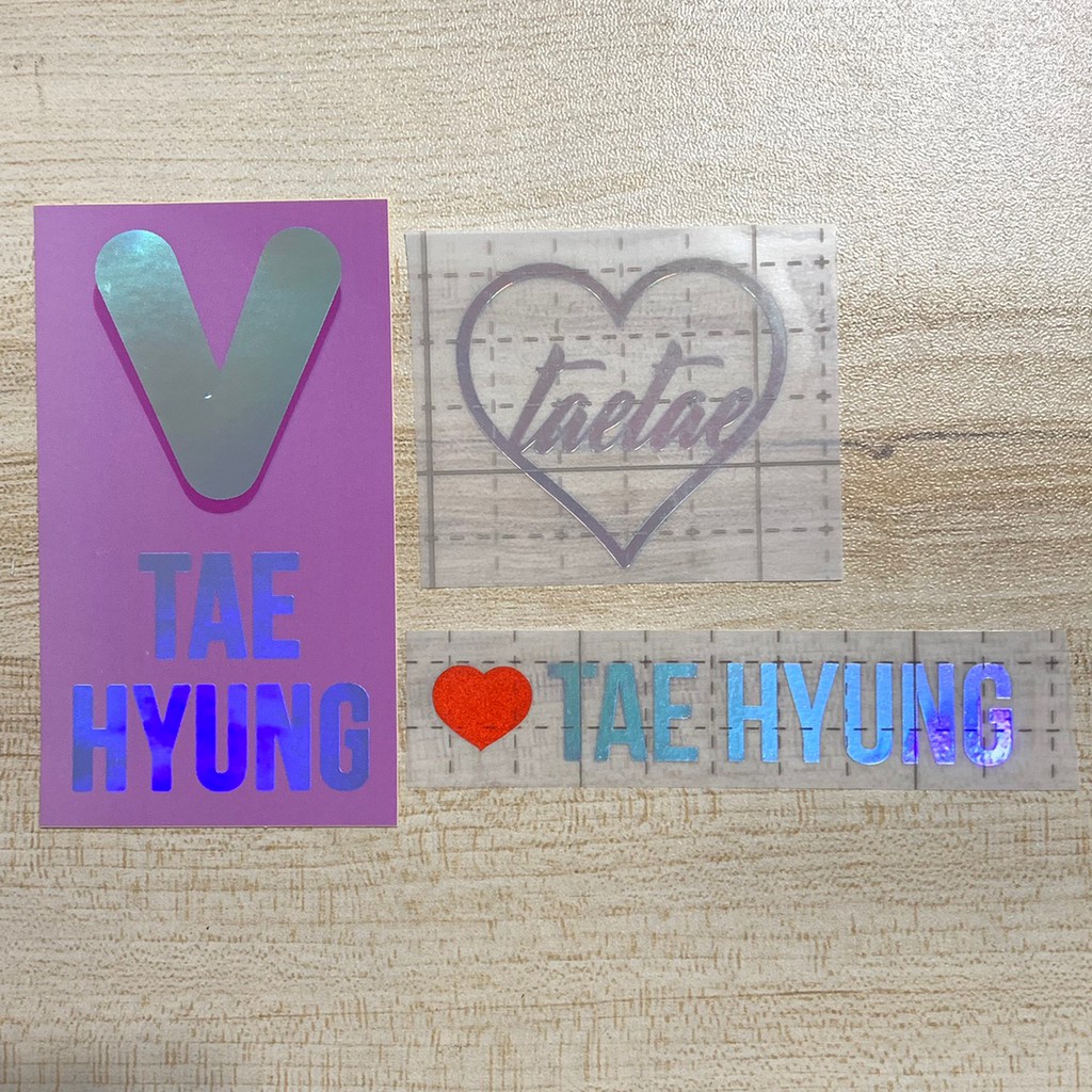 BTS V 泰亨 閃亮 反光 貼紙組 Vreathtaking NUNA V 韓站周邊 整組不拆賣
