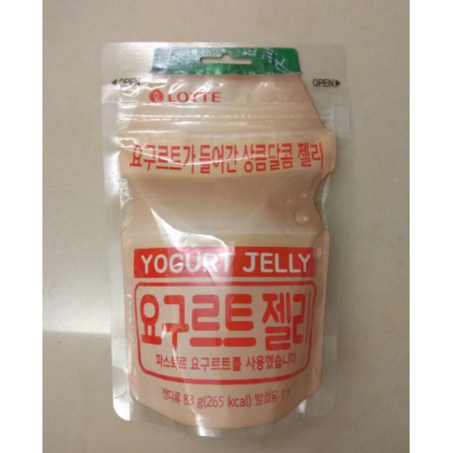 全新品 韓國 樂天  Lotte Yogurt Jelly 養樂多軟糖 83g 現貨 特價