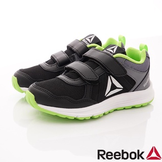 REEBOK銳跑休閒版鞋運動鞋8714/黑綠(中小童段)19.5cm(零碼)