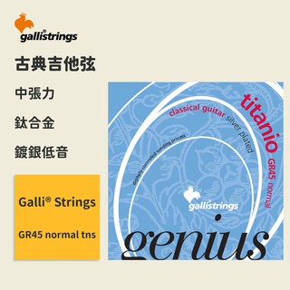 【GalliStrings】古典吉他弦 義大利弦 GR45 normal tns 中張力 木吉他弦 GR-45 官方正版
