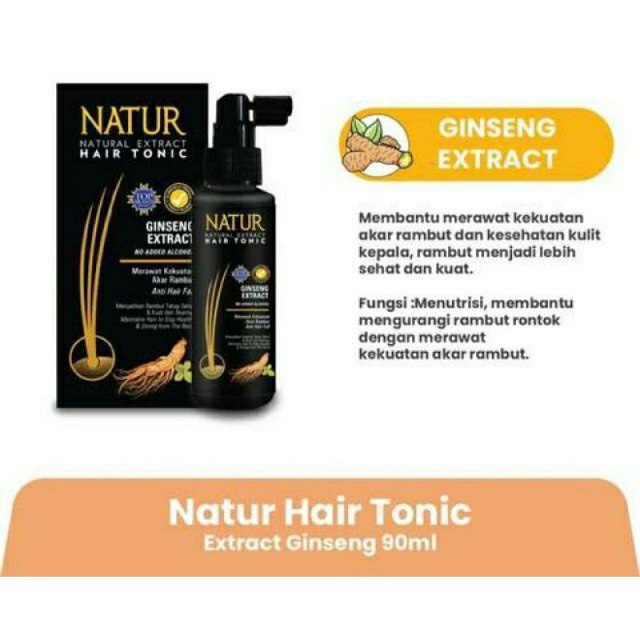 BLULILI-NATUR HAIR TONIC 90ml / TONIC RAMBUT