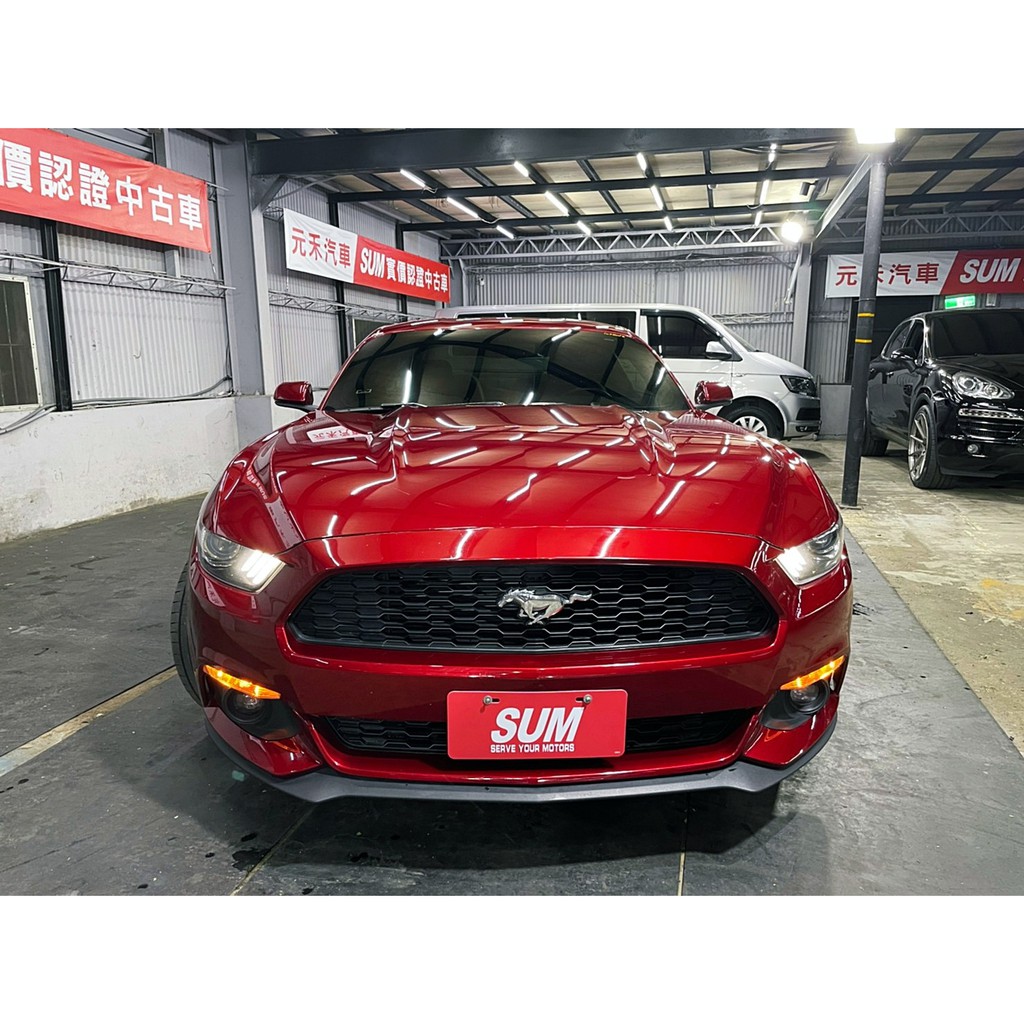 正2017年 Ford Mustang EcoBoost 320超貸 找錢 實車實價 全額貸 一手車 女用車 非自售 里