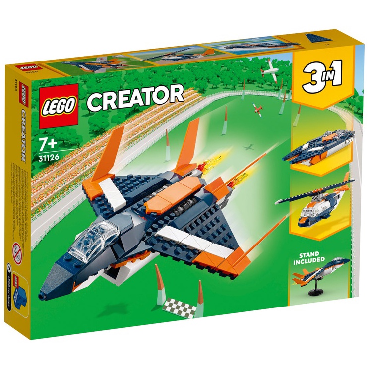 【台中OX創玩所】 LEGO 31126 創意三合一系列 超音速噴射機 CREATOR 3in1 樂高