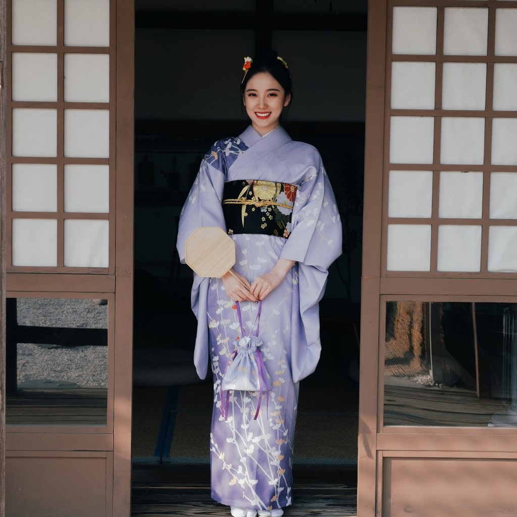 日式和風復古少女攝影旅拍小振袖改良和服 蝦皮購物