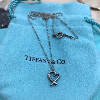 TIFFANY Loving Heart 925純銀墜飾項鍊