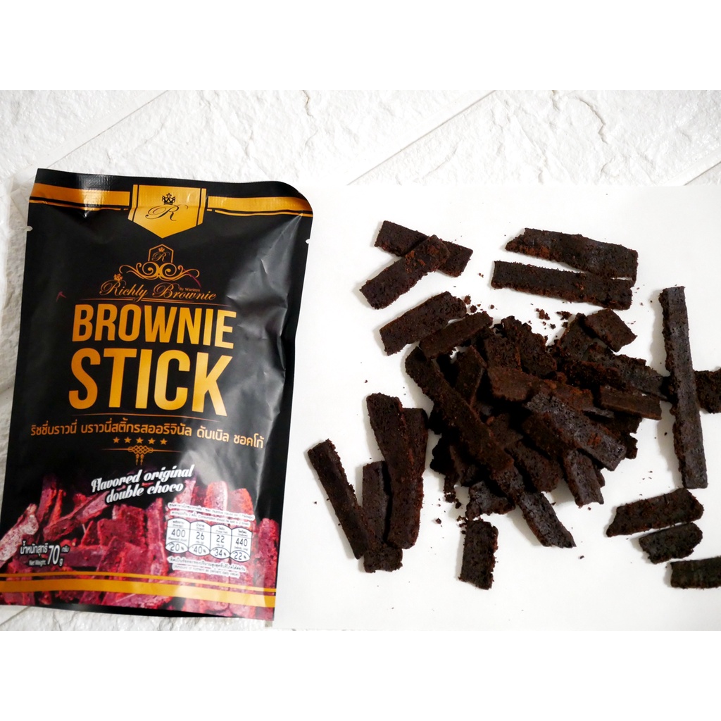 【EV story】Brownie stick 布朗尼 脆片餅乾 巧克力脆片 巧克力餅乾 泰國 70g