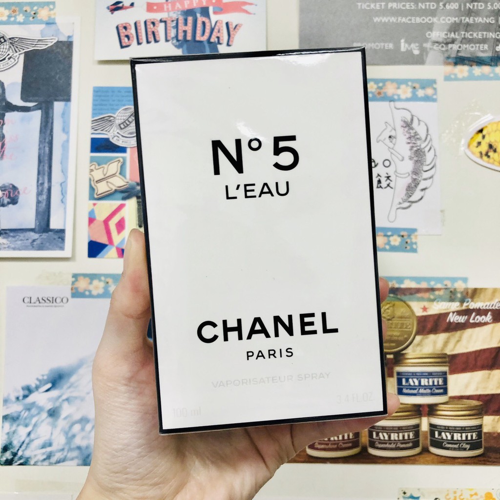 ◆NANA貳◆新上市 CHANEL 香奈兒 N°5 L'EAU 清新晨露淡香水 50 100ml  TESTER