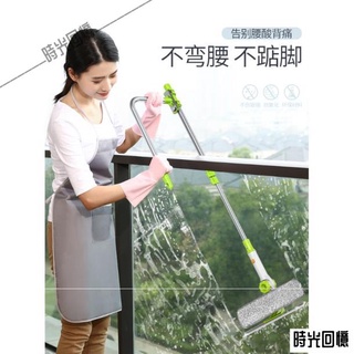 ✌擦玻璃器伸縮桿刮玻璃擦雙面擦雙層中空玻璃清潔器擦窗器｜時光精品2141