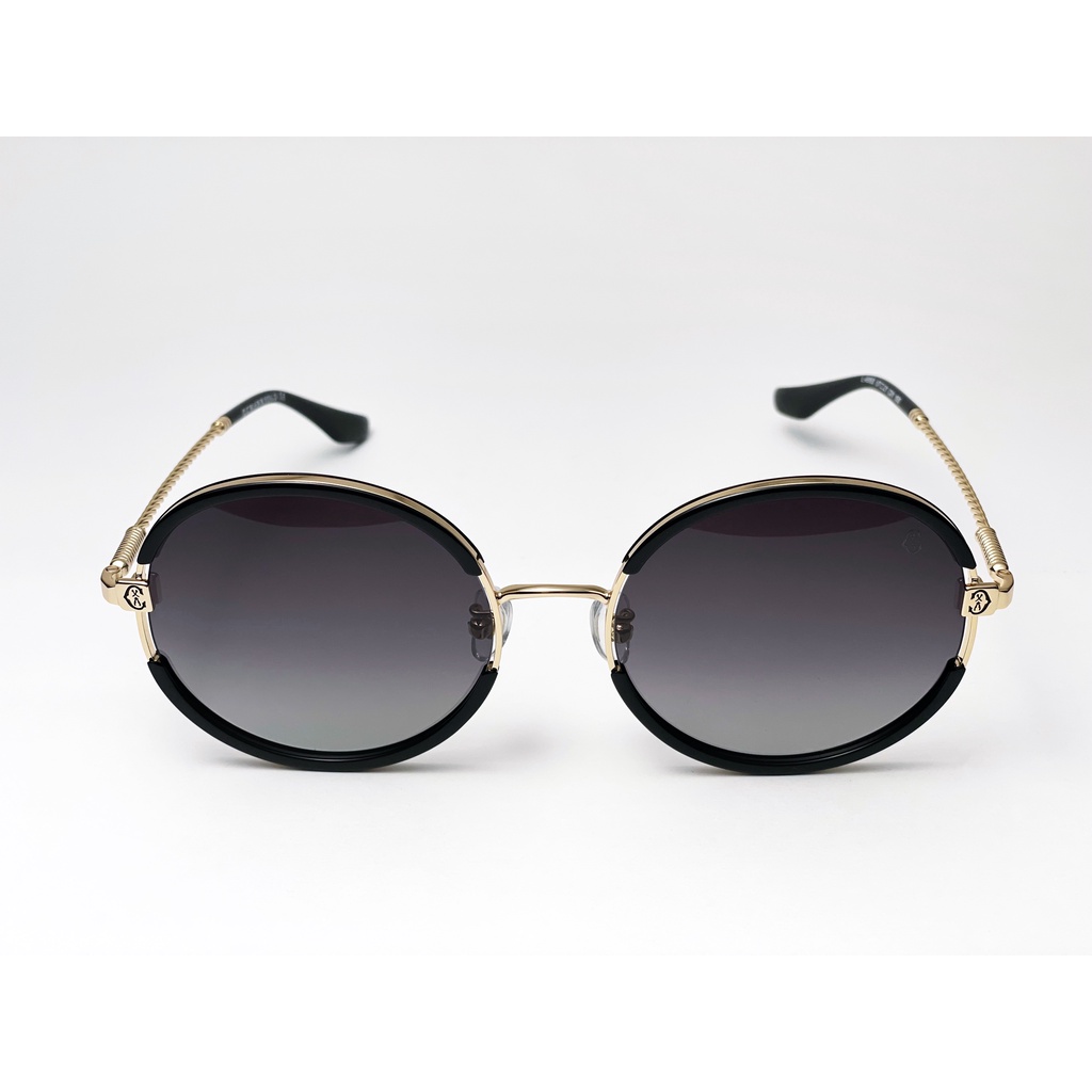 【無現貨需客訂】夏利豪 Charriol L6063 C01 瑞士一線精品品牌 熱賣圓框造型墨鏡 太陽眼鏡
