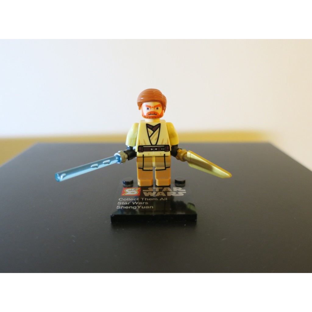 歐比王·肯諾比 星際大戰 WORLD minifigures 零件與人偶 卡榫可與 樂高 LEGO 相容 (廠牌非樂高)