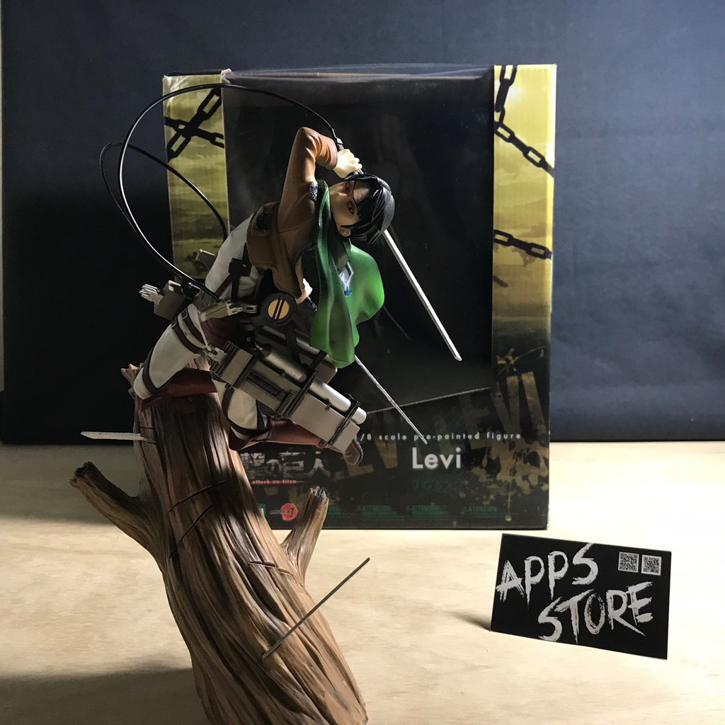 [APPS STORE]-實拍前三免運 港版 公仔 模型 進擊的巨人 調查兵團 軍團 自由之翼 兵長 里維 利威爾