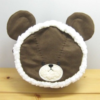 日本進口正版the bear's school小熊學校雪人造型收納/化妝包