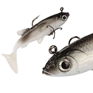 T尾包鉛魚 黑白包鉛魚 單鉤包鉛軟餌鉛魚 鱸魚假餌   單隻出 現貨 8cm 13g