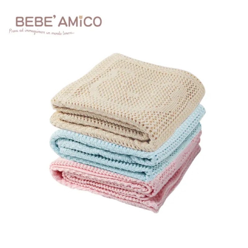 BEBE AMICO 鏤空編織透氣好眠毯👶寶寶洞洞毯🔥24小時出貨🔥