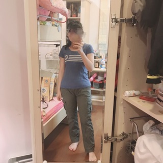 FFFF插畫風房子短袖T-shirt/海軍風短T/英文字短T