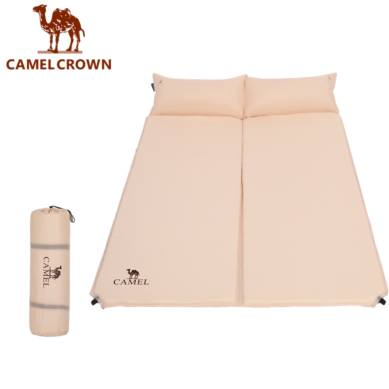 CAMEL CROWN駱駝​ 自動充氣墊 雙人加厚牀墊 帳篷睡墊氣墊床 露營防潮墊