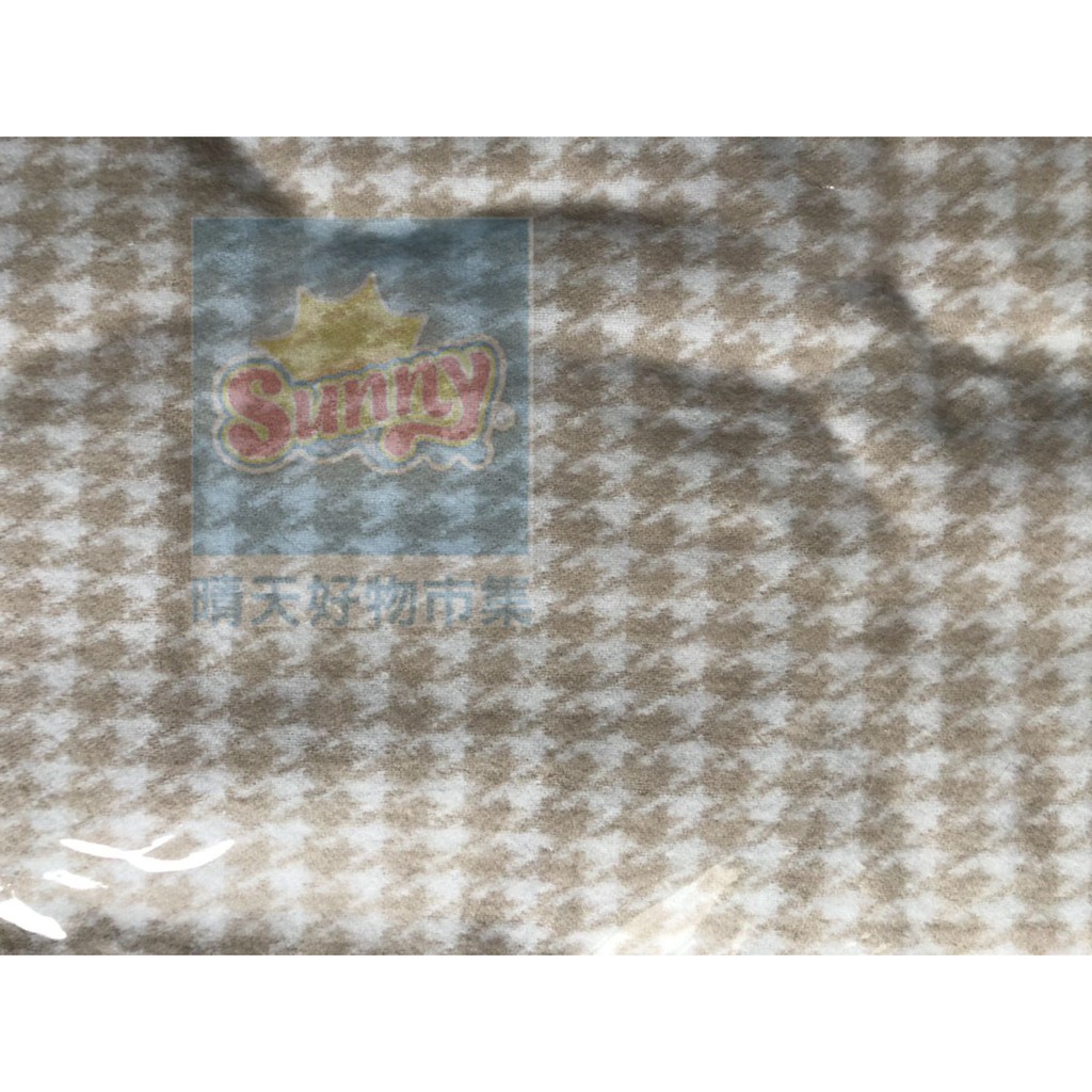 日本原廠 妮芙露（薄）雙人毛毯 負離子BI 062 奶油色千鳥紋 免運費