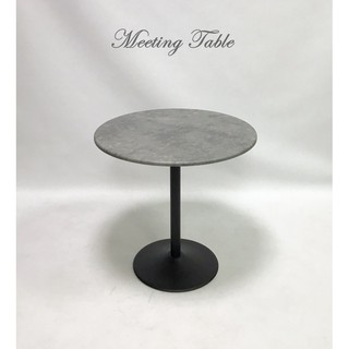大理石紋桌面 白色洽談桌 黑色會議桌 辦公桌 餐桌 桌子 PVC皮桌面 烤漆/黑砂腳 60公分/75公分