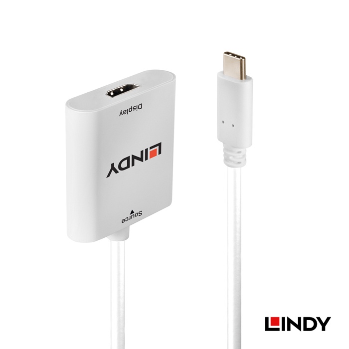 LINDY 林帝 主動式 USB3.1 TYPE-C TO HDMI2.0 4K/60HZ轉接器 (43247)