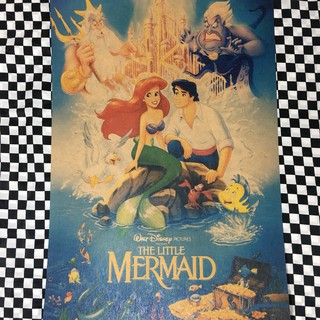 『老番顛』 迪士尼 Disney 美人魚 艾莉兒 小美人魚 迪士尼卡通 電影海報 卡通海報 裝飾畫 牛皮紙海報 壁飾