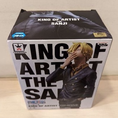 金證 寬盒 日本景品 正版公仔 海賊王 航海王 藝術王者 香吉士 King of Artist Sanji