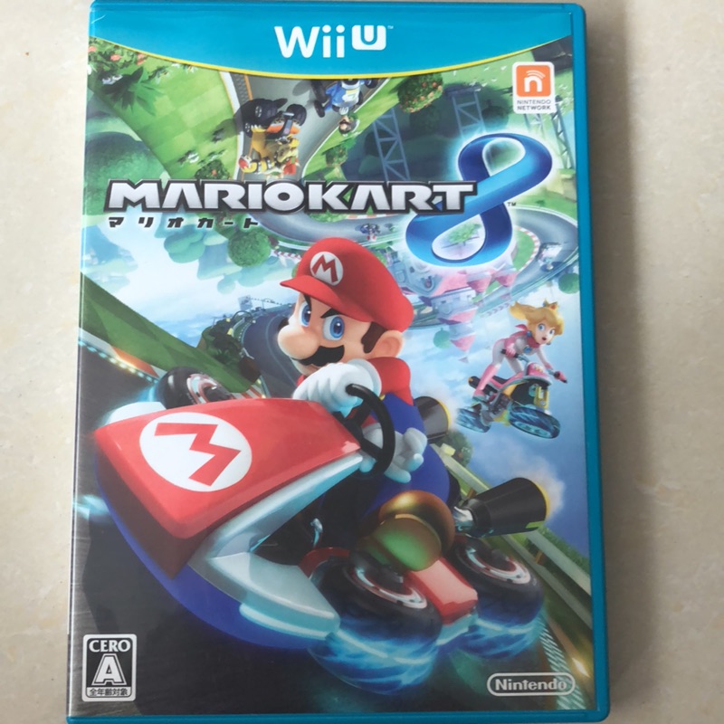 WII U遊戲片Wii u任天堂瑪利歐賽車8(已拆封無刮痕）日本購入