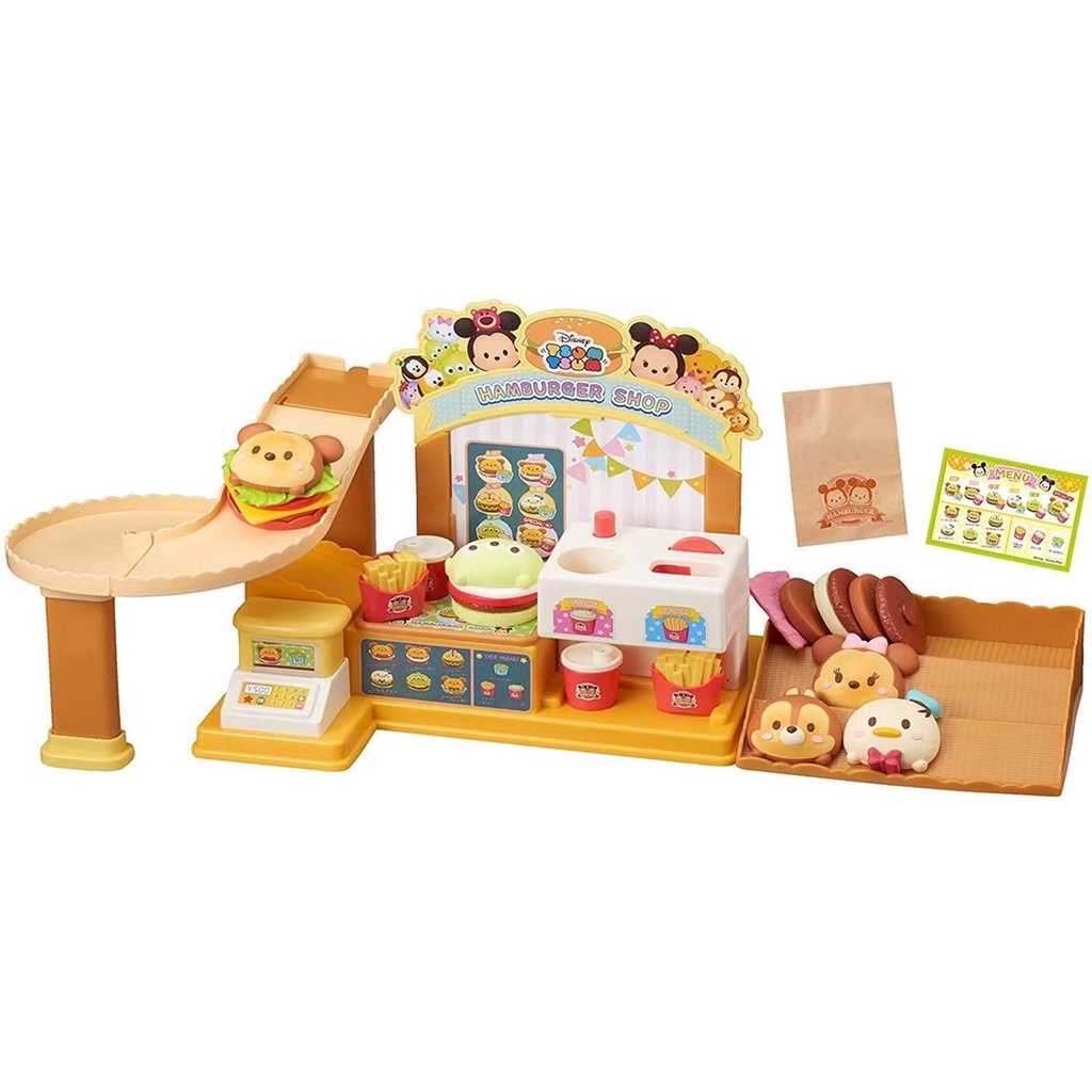 日本迪士尼 美味漢堡店 Disney TSUM TSUM 廚房玩具