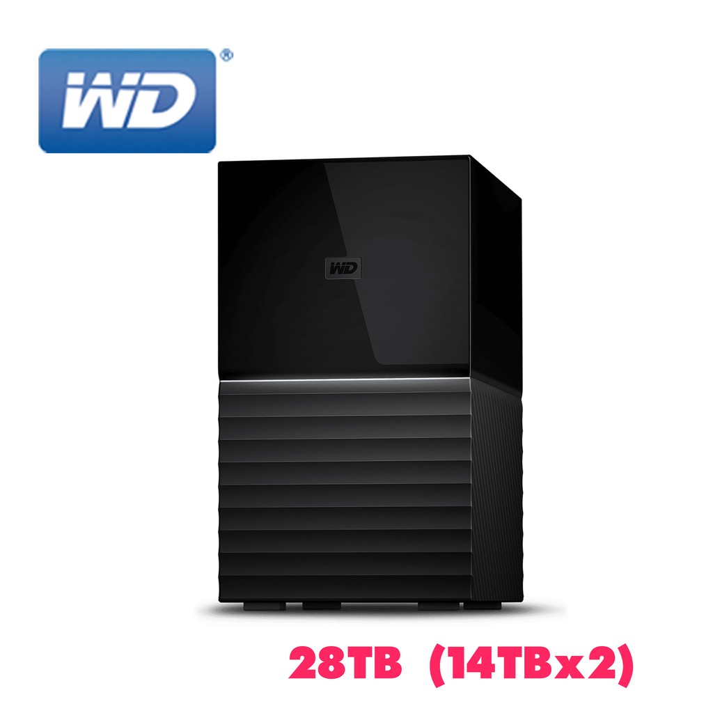 WD My Book Duo 28TB (14TBx2) 3.5吋 雙硬碟儲存設備 外接硬碟 / 36TB