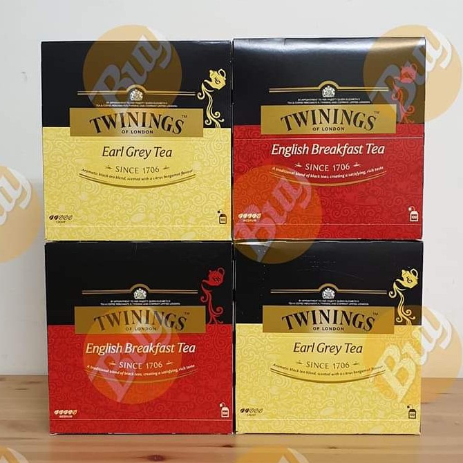 好市多 Twinings 唐寧茶 皇家伯爵茶 英倫早餐茶 2公克 X 100包 獨立包裝