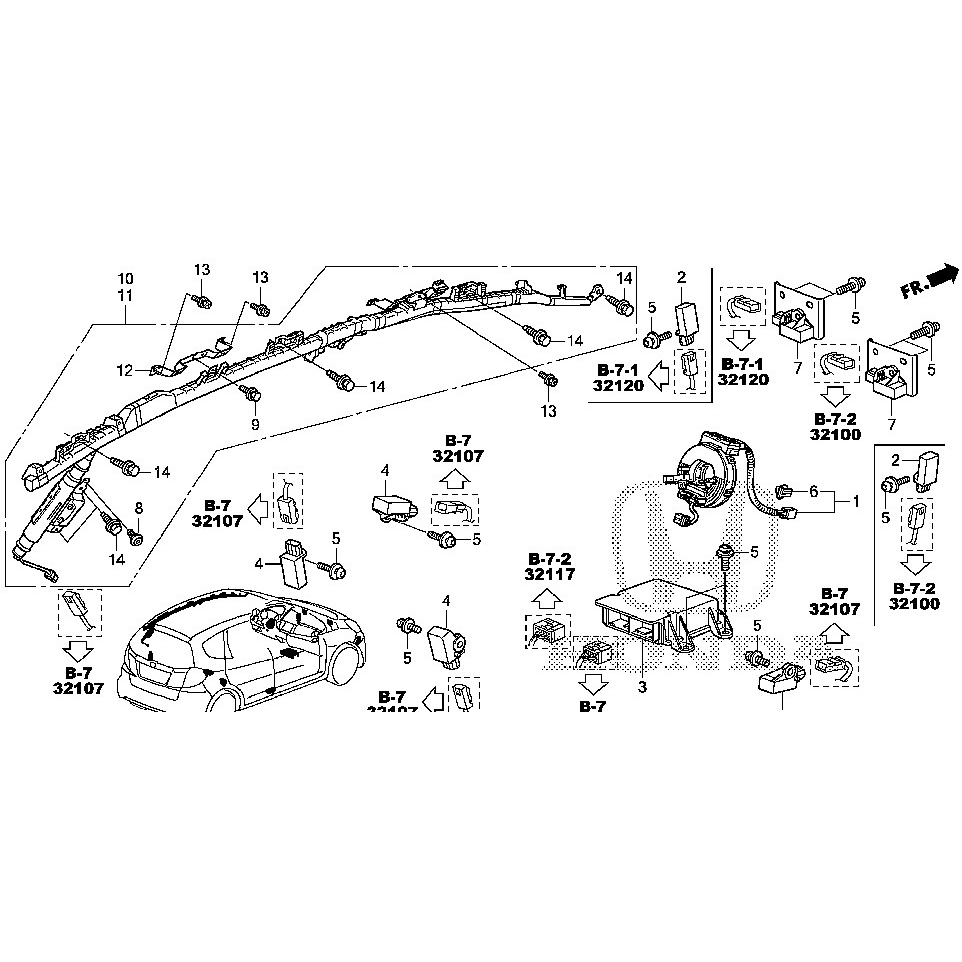 【翔浜車業】HONDA 本田(純正)FIT FIT3代 3.5代 方向盤線圈轉盤 時鐘彈簧(日本製)