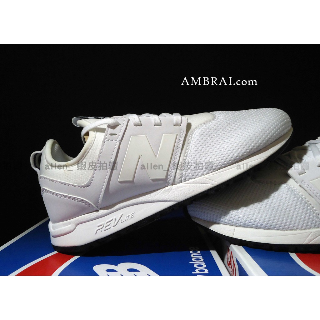 【AMBRAI恩倍】 NEW BALANCE 247 韓國 孔孝貞 白魂 網布 慢跑鞋 走路 NB WRL247FB