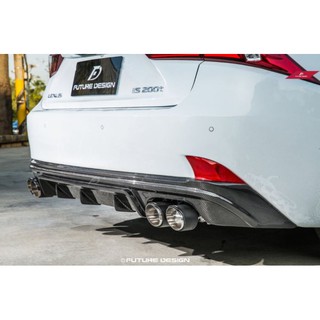 【政銓企業】凌志 LEXUS 新款 IS300h FD款 碳纖維 CARBON 卡夢 四出 後下巴 現貨供應