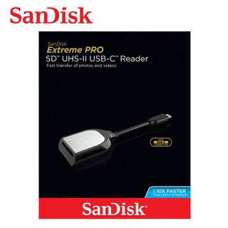 SanDisk Extreme PRO SD UHS-II Type-C 相機大卡專用 高速讀卡機 SDDR-409