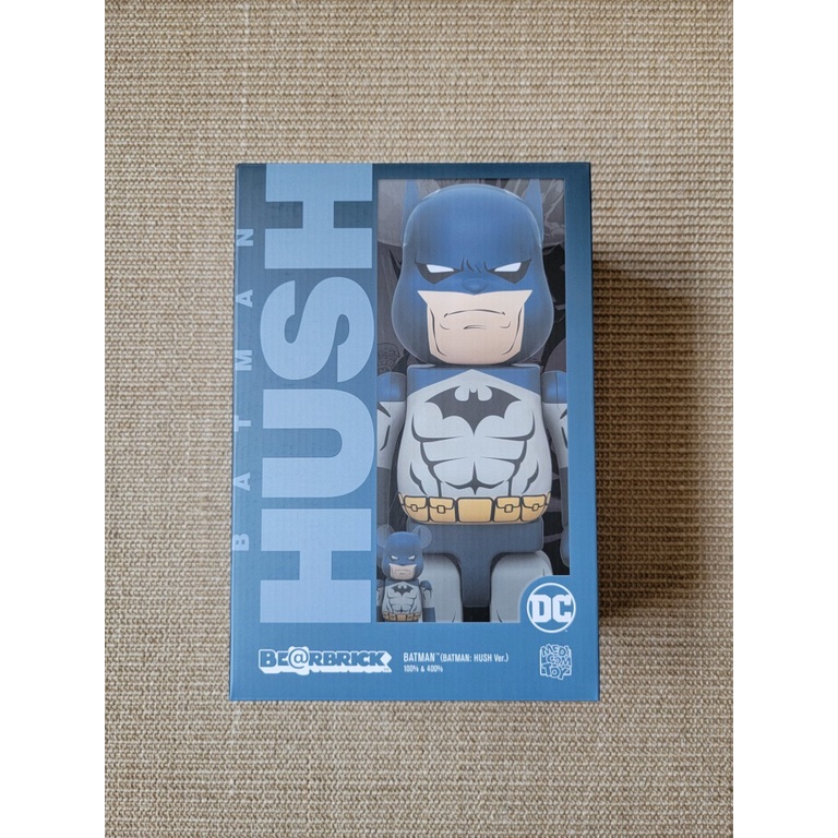 全新未拆 正品 庫柏力克 Be@rbrick BATMAN:HUSH 蝙蝠俠 500% 400%+100%