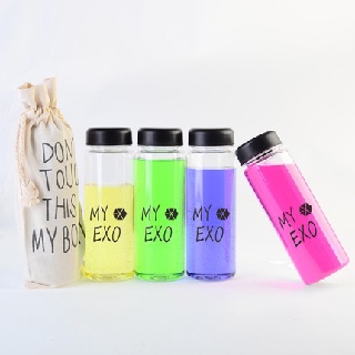 U【現貨】EXO 六角LOGO款 ◆ MY BOTTLE 透明隨行杯 環保杯 水杯 交換禮物 生日禮物