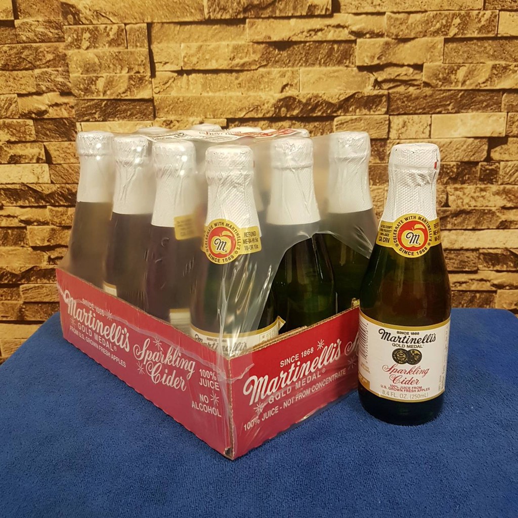 ✴✴免運✴✴ Martinelli's 美國 蘋果汁氣泡飲 250ML*12瓶 同口味整箱販售