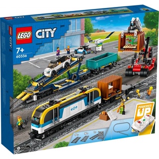 自取4500 現貨！輕盒損【台中翔智積木】LEGO樂高 城市系列 60336 貨物列車 Freight Train
