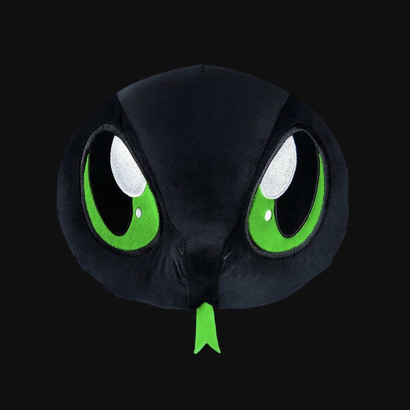 全新 Razer Sneki Snek Head Pillow 雷蛇電競椅靠枕頭靠雷蛇娃娃 蝦皮購物