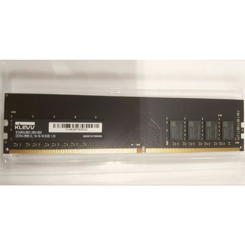 科賦 KLEVV 8G 8gb DDR4 2666 CL19 記憶體 電通代理 CL19-19-19 CJR顆粒