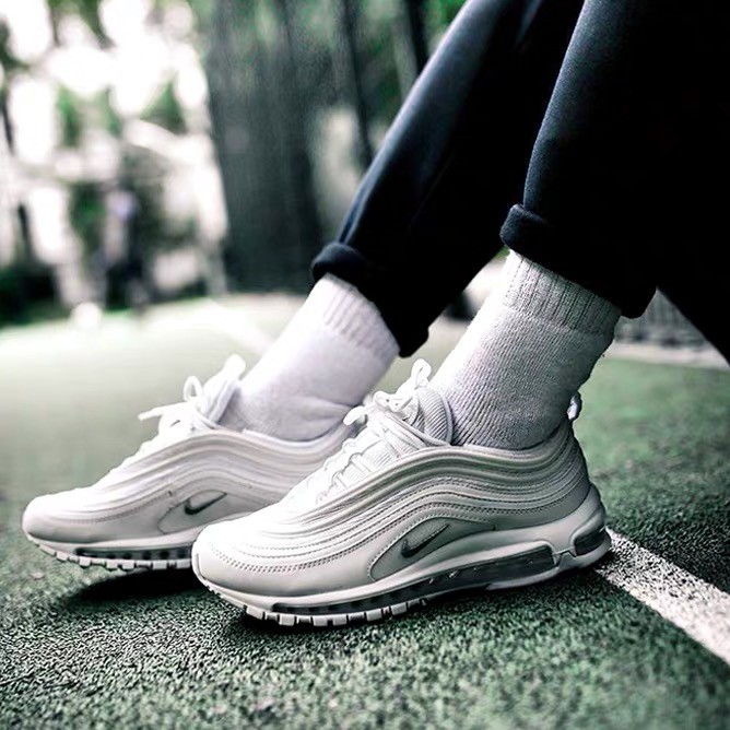 nike air max 97 triple white junior