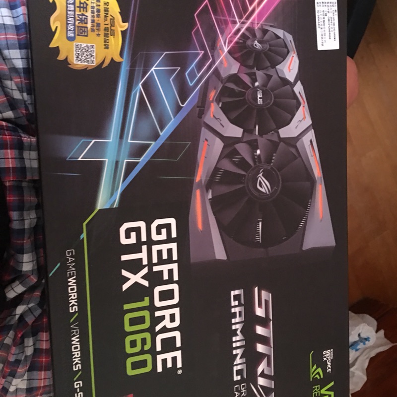 Asus rog strix gaming gtx1060 O6g