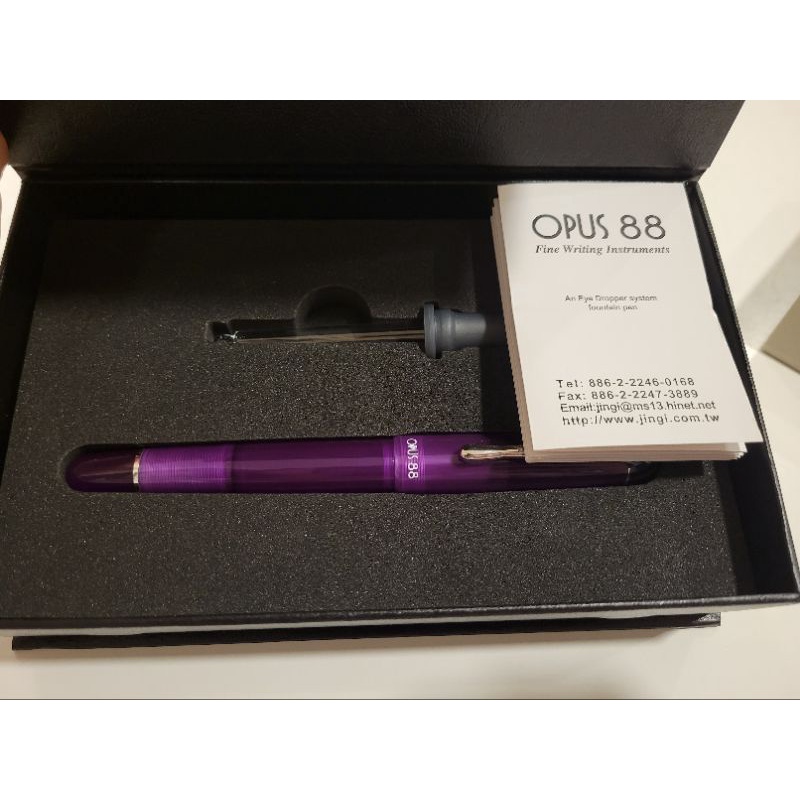 全新 台灣 精基 OPUS 88 正統滴入式鋼筆