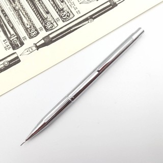 絕版 日本三菱鉛筆uni Jaguar 不鏽鋼蝕刻條紋二用筆 蝦皮購物
