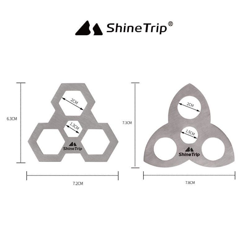 戶外用品 戶外用品露營野炊#ShineTrip 山趣戶外燒烤吊鍋露營三角吊架套裝不銹鋼生火器便攜