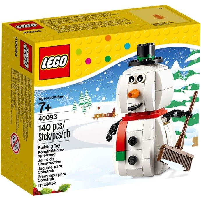 ［BrickHouse] LEGO 樂高 聖誕節限定 40093 Snowman 雪人 全新