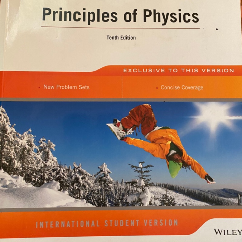 大學物理課本 Principles of physics 第十版 電子系用書  工程類用書 原文課本