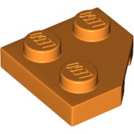 LEGO 6218367 26601 橘色 2x2 45° 切角 薄板 Bright Orange