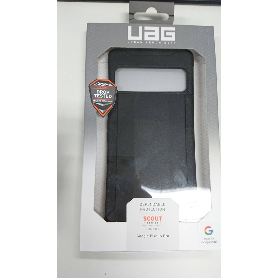 UAG Google Pixel 6 Pro Scout 手機殼 耐衝擊保護殼-黑 (含原裝紙盒)